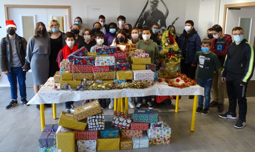 La cité scolaire Auriol-Couzinet a préparé et offert 67 « boîtes de Noël »