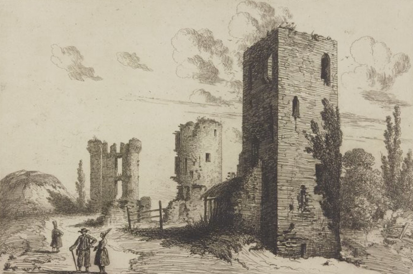 Les ruines du château de La Garnache