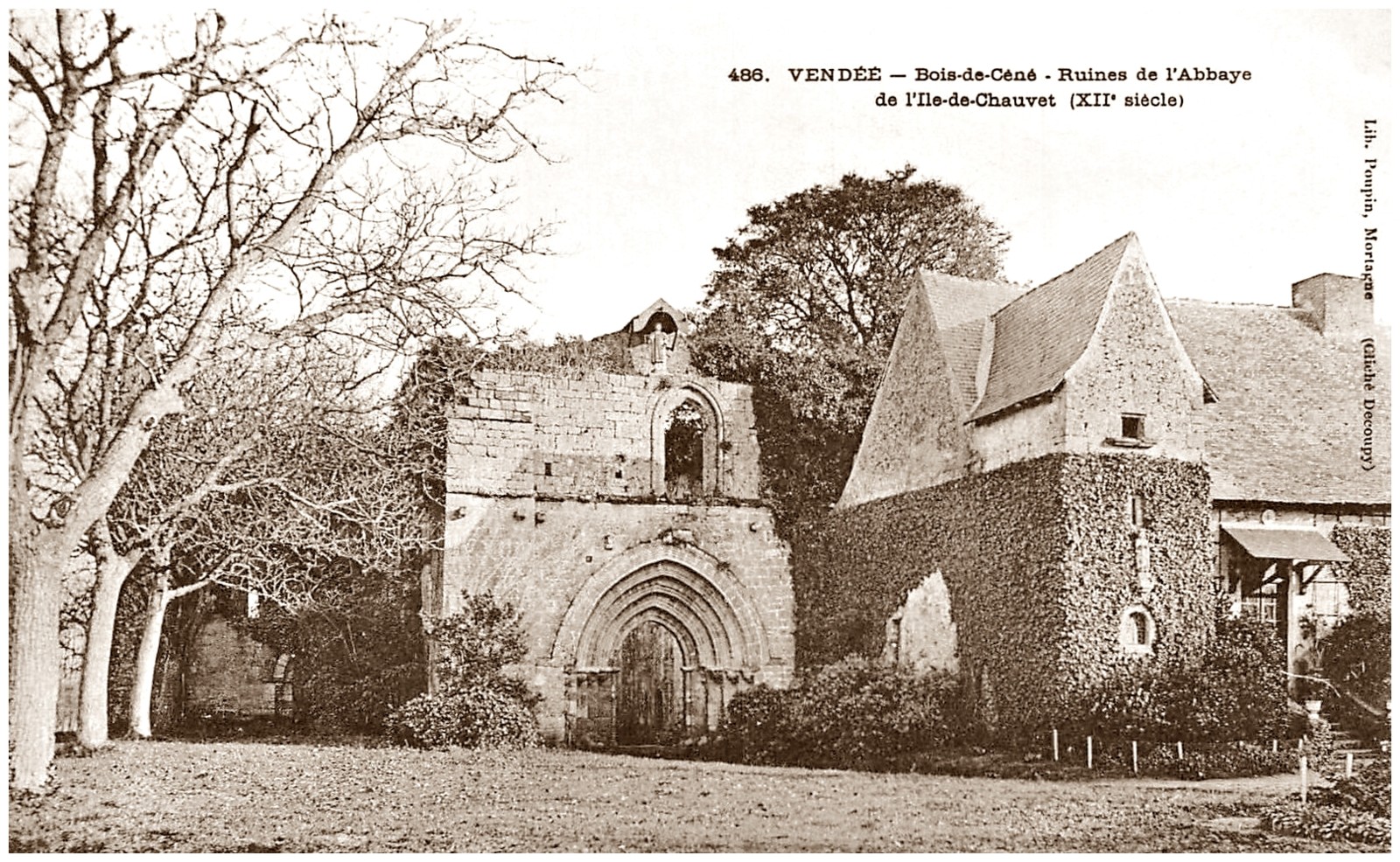 Abbaye de l'Île Chauvet, à Bois-de-Céné