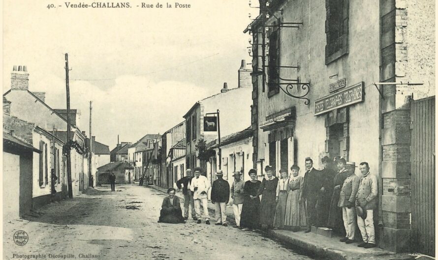 Challans – Au 19e siècle, la rue Victor Hugo était la rue Neuve
