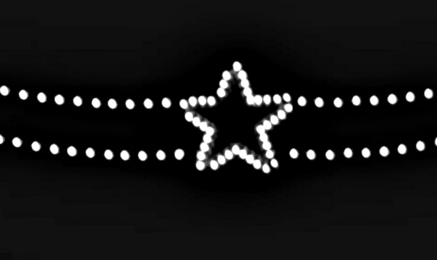 Illuminations à Challans – Les étoiles et les guirlandes lumineuses de 1977