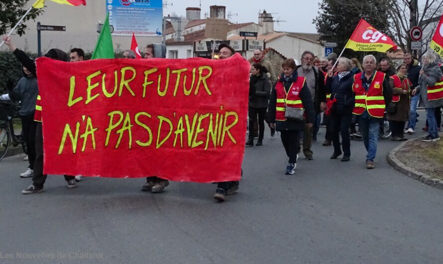 Retraites – Challans ouvre la marche des manifestations en Vendée