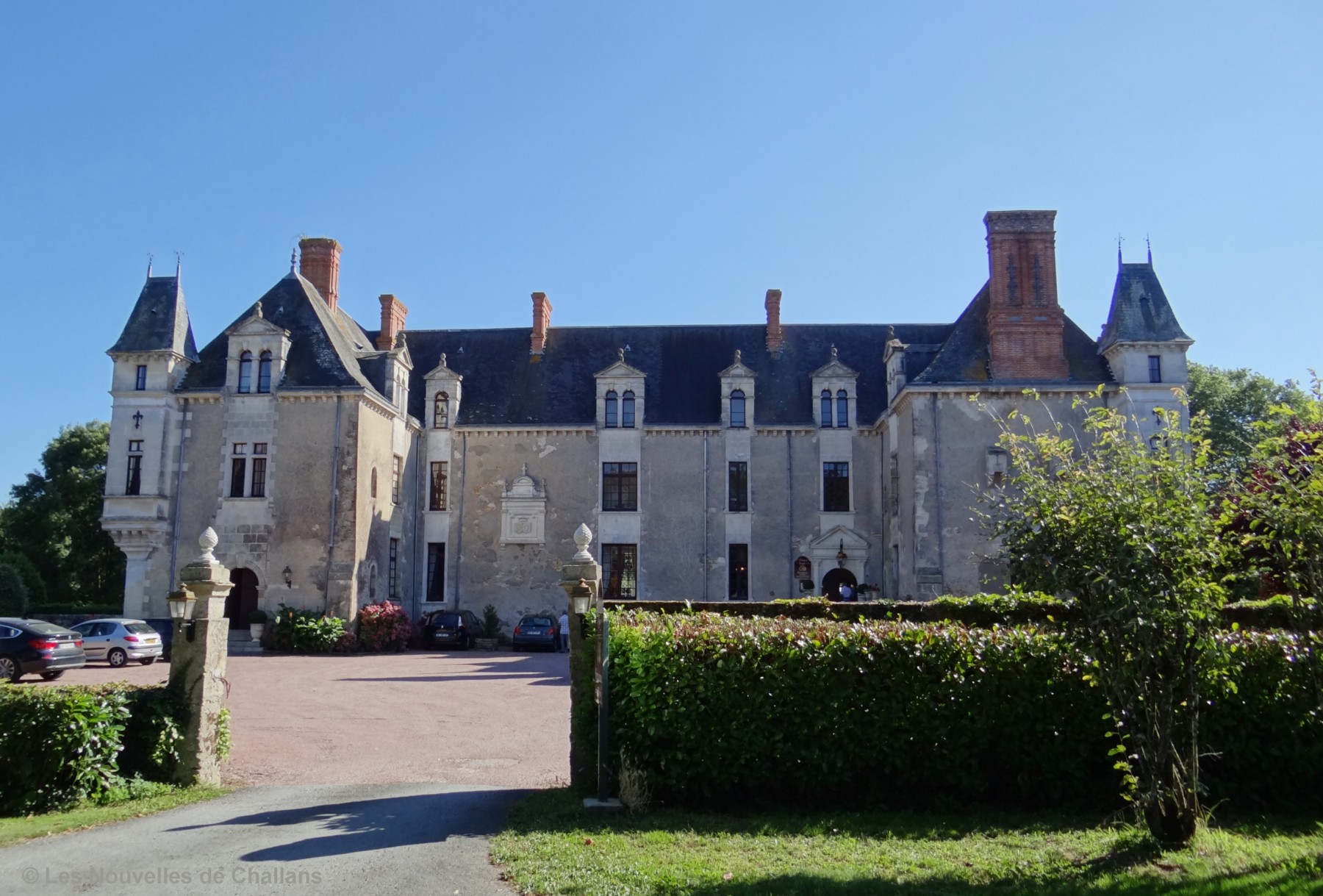 Le château de la Vérie à Challans.